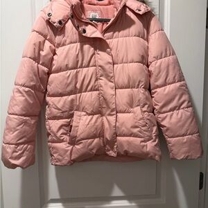 GAP Light Pink Puffer Jacket for Kids
